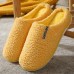 2020 Autumn And Winter Female Cotton Slippers Couple Warm Plush Slippers Home Package With Non-slip Home Male