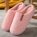 2020 Autumn And Winter Female Cotton Slippers Couple Warm Plush Slippers Home Package With Non-slip Home Male