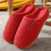 2020 Autumn And Winter Female Cotton Slippers Couple Warm Plush Slippers Home Package With Non-slip Home Male