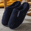 2020 Autumn And Winter Female Cotton Slippers Couple Warm Plush Slippers Home Package With Non-slip Home Male