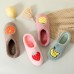 2020 Autumn And Winter Shoes Korean Fruit Plush Slippers Cute Plush Flat Shoes Cotton Trailer Home