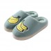 2020 Autumn And Winter Shoes Korean Fruit Plush Slippers Cute Plush Flat Shoes Cotton Trailer Home