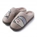 2020 Heavy-bottomed Female Cotton Slippers Home Skid Slippers Male Couple Cute Plush Home In Autumn And Winter