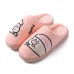 2020 Heavy-bottomed Female Cotton Slippers Home Skid Slippers Male Couple Cute Plush Home In Autumn And Winter