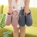 2020 Winter Female Cotton Slippers Home With Heavy-bottomed Non-slip Shoes Month Of Warm Plush Cotton-padded Shoes Male Couple