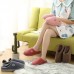 2020 Winter Female Cotton Slippers Home With Heavy-bottomed Non-slip Shoes Month Of Warm Plush Cotton-padded Shoes Male Couple