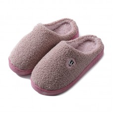 2020 Winter Female Cotton Slippers Home With Heavy-bottomed Non-slip Shoes Month Of Warm Plush Cotton-padded Shoes Male Couple