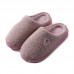 2020 Winter Female Cotton Slippers Home With Heavy-bottomed Non-slip Shoes Month Of Warm Plush Cotton-padded Shoes Male Couple