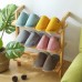 Cotton Slippers Female Home Autumn And Winter Warmth Couple Habitat Home Heavy-bottomed Non-slip Slippers Male Winter Wool Month