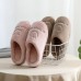 Cute Cotton Slippers Female Home With A Couple Of Home Slippers Autumn And Winter 2020 Men Wool