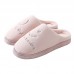 Cute Cotton Slippers Female Home With A Couple Of Home Slippers Autumn And Winter 2020 Men Wool