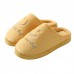 Cute Cotton Slippers Female Home With A Couple Of Home Slippers Autumn And Winter 2020 Men Wool