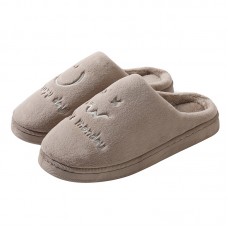 Cute Cotton Slippers Female Home With A Couple Of Home Slippers Autumn And Winter 2020 Men Wool