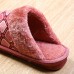 Female Winter Thick Cotton Slippers Home Couple Home Warm Wool Slippers With Non-slip Fashion Burrs