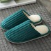 Female Winter Thick Cotton Slippers Home Couple Home Warm Wool Slippers With Non-slip Fashion Burrs