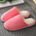 Female Winter Thick Cotton Slippers Home Couple Home Warm Wool Slippers With Non-slip Fashion Burrs