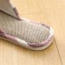 Japanese And Korean Women Linen Slippers Home In Autumn And Winter Seasons Soft, Breathable Cotton Slippers Home Skid