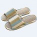 Japanese And Korean Women Linen Slippers Home In Autumn And Winter Seasons Soft, Breathable Cotton Slippers Home Skid