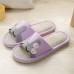 Japanese And Korean Women Linen Slippers Home In Autumn And Winter Seasons Soft, Breathable Cotton Slippers Home Skid