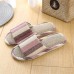 Japanese And Korean Women Linen Slippers Home In Autumn And Winter Seasons Soft, Breathable Cotton Slippers Home Skid