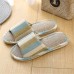 Japanese And Korean Women Linen Slippers Home In Autumn And Winter Seasons Soft, Breathable Cotton Slippers Home Skid