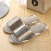 Japanese And Korean Women Linen Slippers Home In Autumn And Winter Seasons Soft, Breathable Cotton Slippers Home Skid