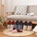 Japanese Autumn And Winter Home Flooring Silent Female At Home Lying Silent Waterproof Non-slip Cotton Slippers Men And Machine Wash