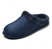 Men's Home Furry Slippers Warm Minimalist House Shoes