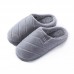 Non-slip Heavy-bottomed Female Cotton Slippers Habitat Home Warm Winter Home Slippers Couple Dragging Men Bag With Plush