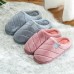 Non-slip Heavy-bottomed Female Cotton Slippers Habitat Home Warm Winter Home Slippers Couple Dragging Men Bag With Plush