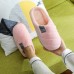 Non-slip Heavy-bottomed Female Cotton Slippers Habitat Home Warm Winter Home Slippers Couple Dragging Men Bag With Plush