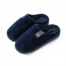 Non-slip Heavy-bottomed Female Cotton Slippers Habitat Home Warm Winter Home Slippers Couple Dragging Men Bag With Plush