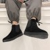 S2002 High Help Plus Chelsea Snow Boots Warm Cotton Shoes