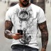 2021 New Men&39s Summer 3D Printed Compass T-Shirt Hip-Hop Style Large Size T-Shirt Cross Style Short Sleeve Clothing XXS-6XL