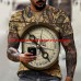 2021 New Men&39s Summer 3D Printed Compass T-Shirt Hip-Hop Style Large Size T-Shirt Cross Style Short Sleeve Clothing XXS-6XL