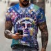 American Graffiti loft style printed t-shirt men short sleeve round neck fashion casual retro T-shirt Men Tees XXS-6XL