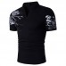 Dingshite Summer New Men&39s Fashion Short Sleeve Stand Collar T Shirt