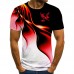 Fashion summer t-shirt men&39s 2021 3D Eagle print men&39s T-shirt breathable street style stitching print t-shirt men&39s size 6XL