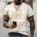 Sexy designer original letter print t-shirt men summer round neck short sleeve Street Fashion T-shirt large size 6xl