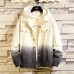 Autumn and Winter Men's Casual Loose Gradient Color Denim Jacket