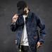 Large Size Men's Autumn Denim Jacket Printing Men's Coat