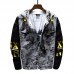 Male Denim Jacket Wild Men's Autumn Classic Version Handsome Print Casual Jacket