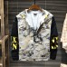 Male Denim Jacket Wild Men's Autumn Classic Version Handsome Print Casual Jacket