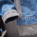 Men's Autumn and Winter Men's Casual Denim Jacket Lapel Loose Jeans Jacket