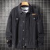 Men's Jacket Large Size Male Casual Autumn And Winter Jacket Loose Embroidered Coat