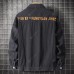 Men's Jacket Large Size Male Casual Autumn And Winter Jacket Loose Embroidered Coat