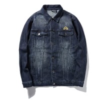 Spring and Autumn Trend Embroidered Loose Large Size Men's Denim Jacket