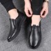 Men's Casual Fashion Leather Shoes Business Loafers Pedal Shoes