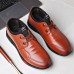 Men's Casual Shoes British Fashion Wild Leather Shoes