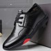 Men's Casual Shoes British Fashion Wild Leather Shoes